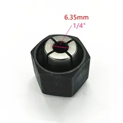 Collet And Nut 1/4-inch 6.35mm replace for Dewalt DW6212 DW616 DW618 DW612 HITACHI 1617EVS 1618EVS 1619EVS MRC23EVSK router