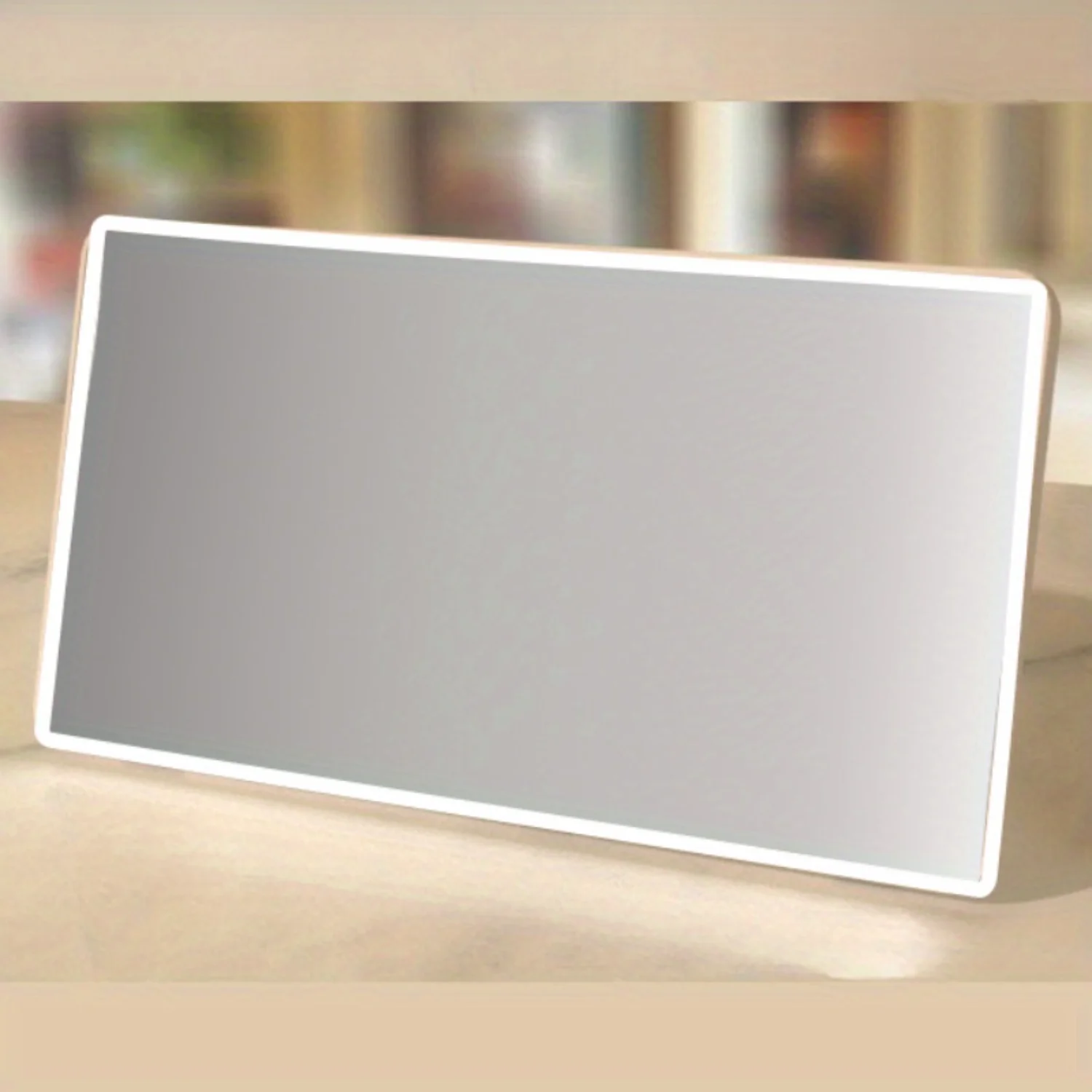 1pc Portable Car Sun Visor Makeup Mirror, Universal Fit Flat Glass Rectangle Cosmetic Mirror for Vehicle