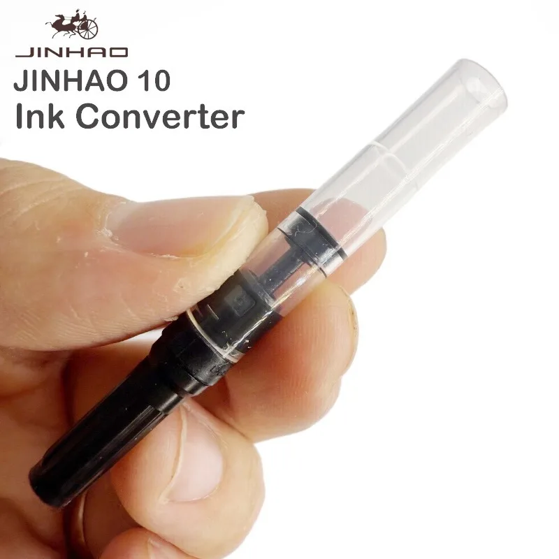 JINHAO 10 stalówka do pióra wiecznego z konwerterami atramentu kaliber 5,5 mm wkłady do napełniania atramentu szkolne artykuły biurowe artykuły papiernicze — zdjęcie produktu 5