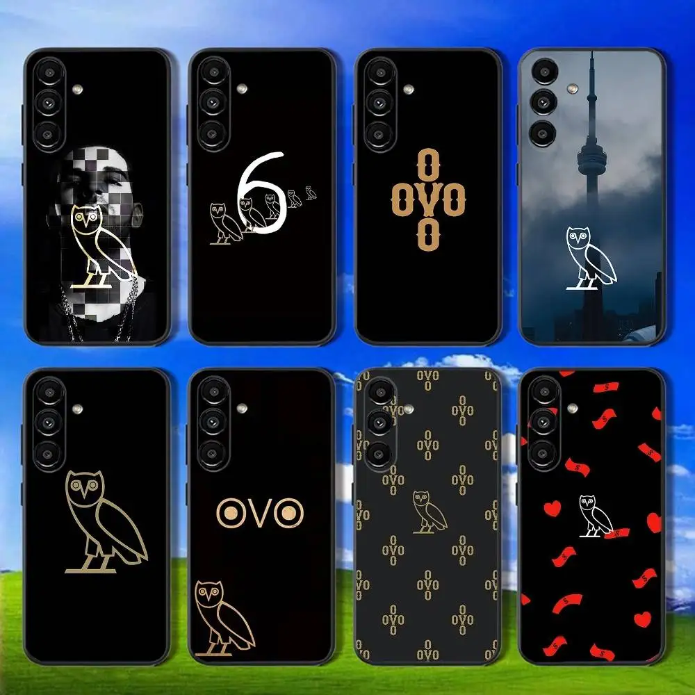 

D-Drake O-OvO OWL Phone Case For Samsung Galaxy A13,A21s,A22,A31,A32,A52,A53,A71,A80,Soft Black Shell