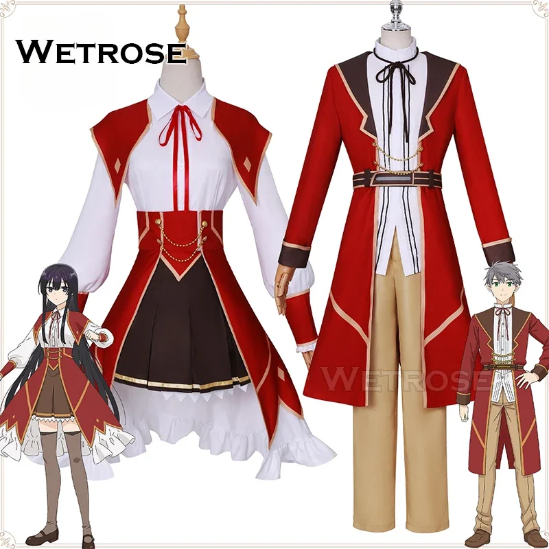 【Wetrose】Yumiella Dolkness Patrick Uniform Cosplay Costume Yumiera Dorukunesu Villainess Level 99 Hidden Boss Demon Lord Wig