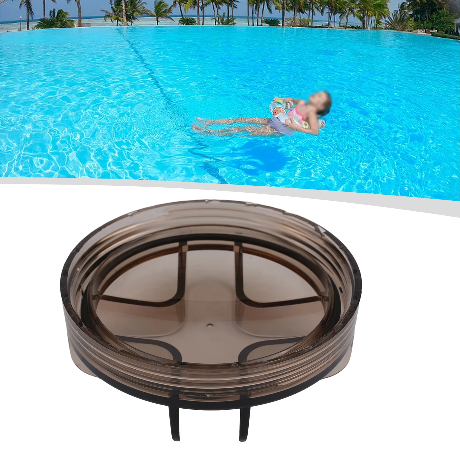 1pc Pool Strainer Lid For Compatible With Sand Filter Pump 3/4For 2400GPH Pond DIY Garden Supplies Cover Lid