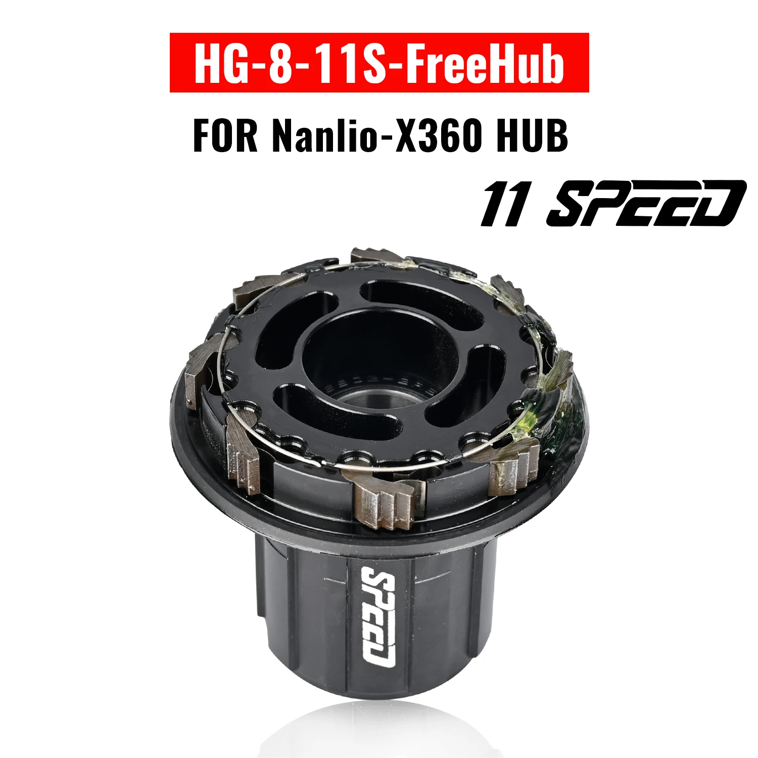 Original Nanlio X150 X180 X360 X150 BOOST Bicycle Hubs Freehub Quick Release via Shaft End Cap Adapter Repair Parts