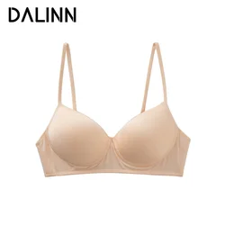 2pcs/pack Women's Basic Bra, 100%Real Silk Underwear, 3/4 cup, Wire free, Comfortable Female Thin padding Brassiere 2024