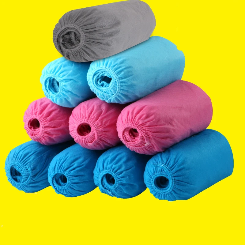 

Thickened Non - Woven Fabric Disposable Shoe Covers: Ideal for Home, Workshop, Computer Room - Slip - Resistant & Rainproof
