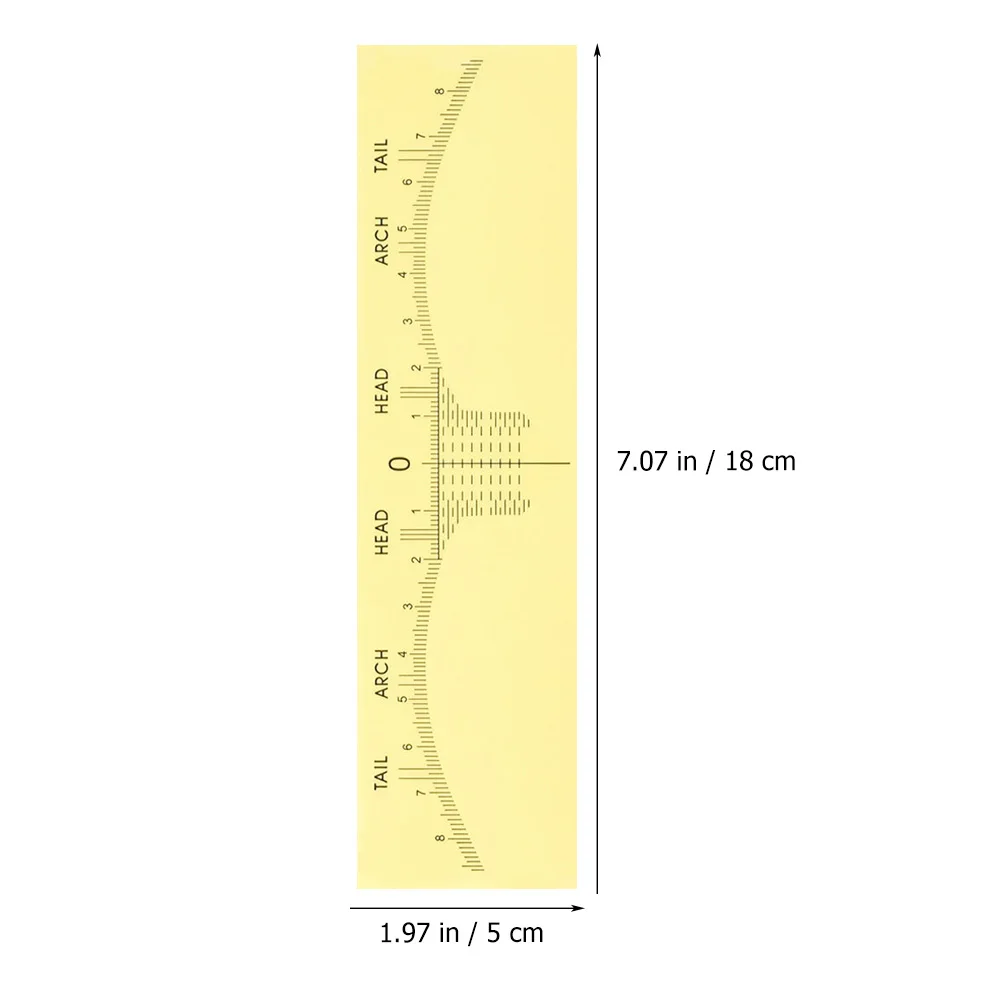 

10 Pcs Tools Thrush Locating Rule Eyebrow Mapping Ruler Simple Guide Shaper for Women Disposable