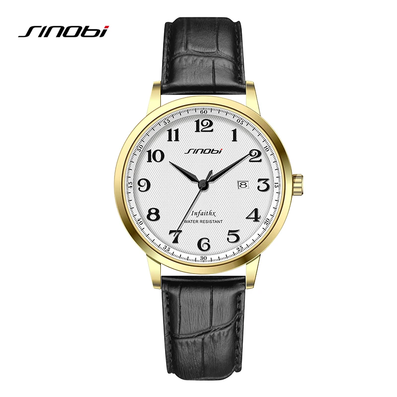 

Top Brand Leather Strap Men's Watches Fashion Calender Design Man's Quartz Wristwatches Business Male Clock Roloj Dropshipping