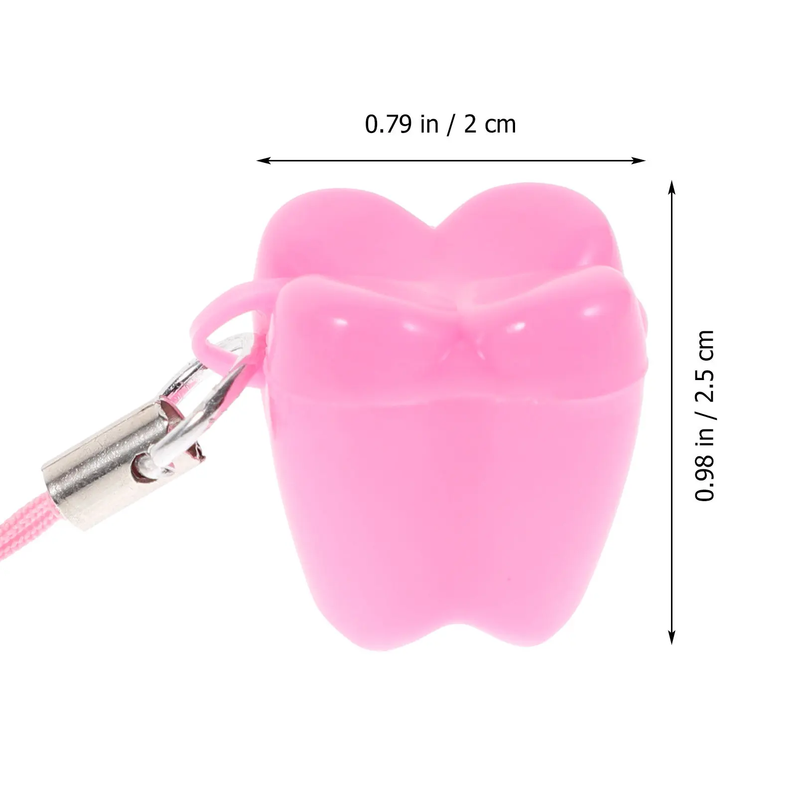 50 Pack Baby Tooth Keepsake Boxes Plastic Organizer Cases for Infant Teeth Collection and Growth Tracking