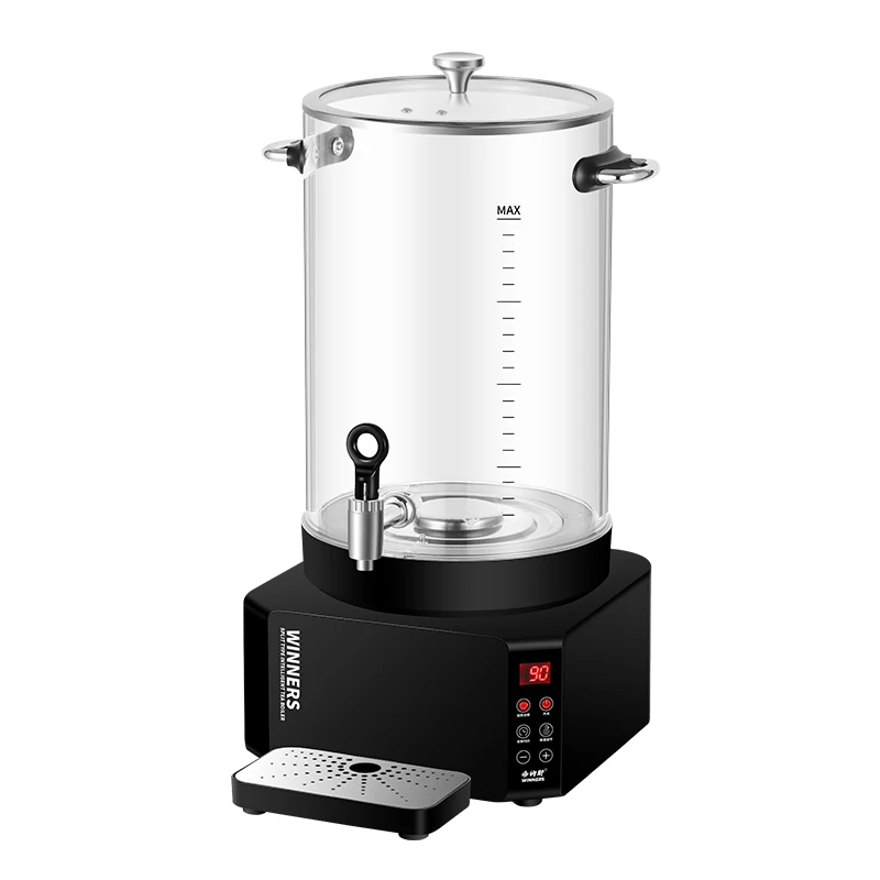 Electric Commercial Tea Brewing Bucket Large Capacity Stainless Steel Tea Kettle Hot Water Dispenser with Tea Infuser