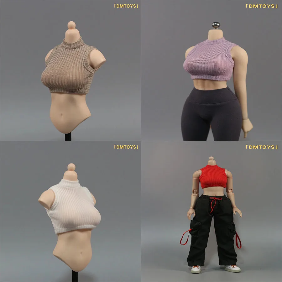 

DMTOYS DF084 1/6 Female Soldier Sleeveless Vest Clothing Model Toy Accessories Fit 12'' Action Figures In Stock