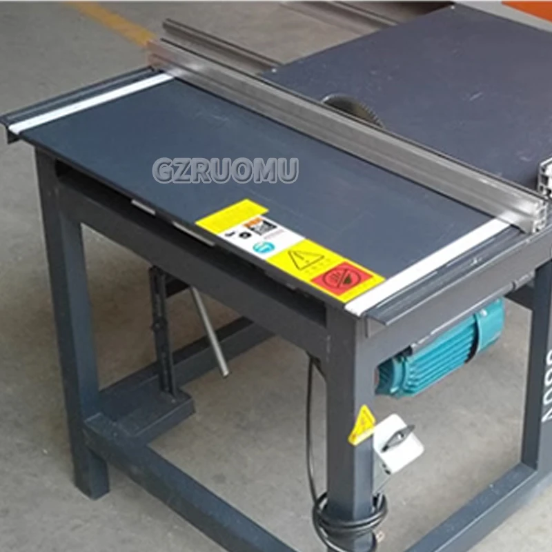 Small Simple Sliding Push Table Saw Woodworking Machinery Precision Cutter Saws Board Cutting Cutting Machine Desktop Miter Saws