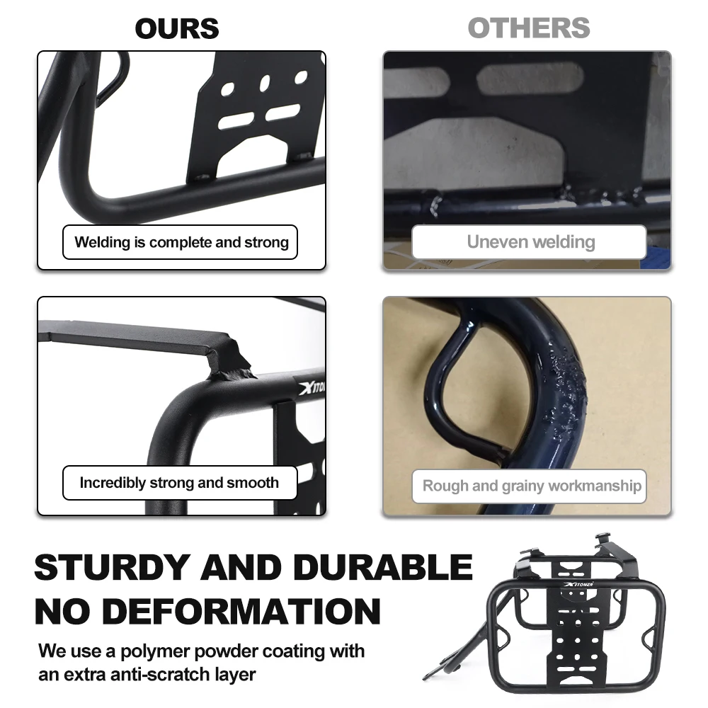 صالح لهوندا أفريقيا التوأم CRF1000L 2018-2019 دراجة نارية العديلات السرج دعم الرف الجانب رف أمتعة جبل قوس