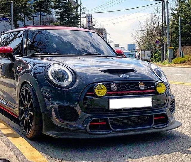 

suitable for (USA LOCAL) Fits F56 Mini Cooper S DAG Style FRP Unpainted Front Bumper Lip (JCW Front Bumper Only)