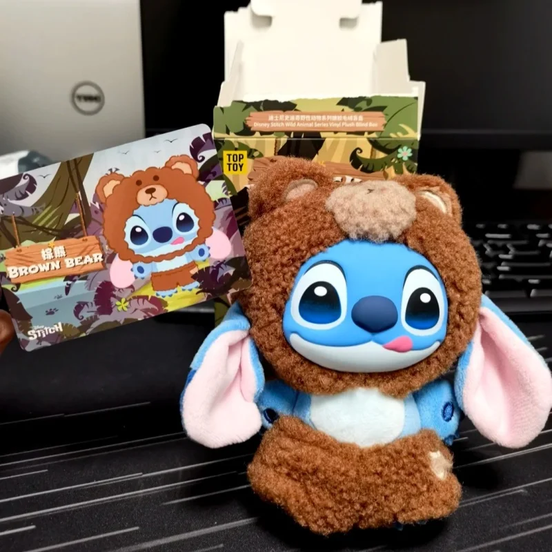 Новая оригинальная слепая коробка Toptoy Stitch, сумка с дикими животными, подвеска, модная игровая периферия, кукла ручной работы, подарки для друзей, в наличии