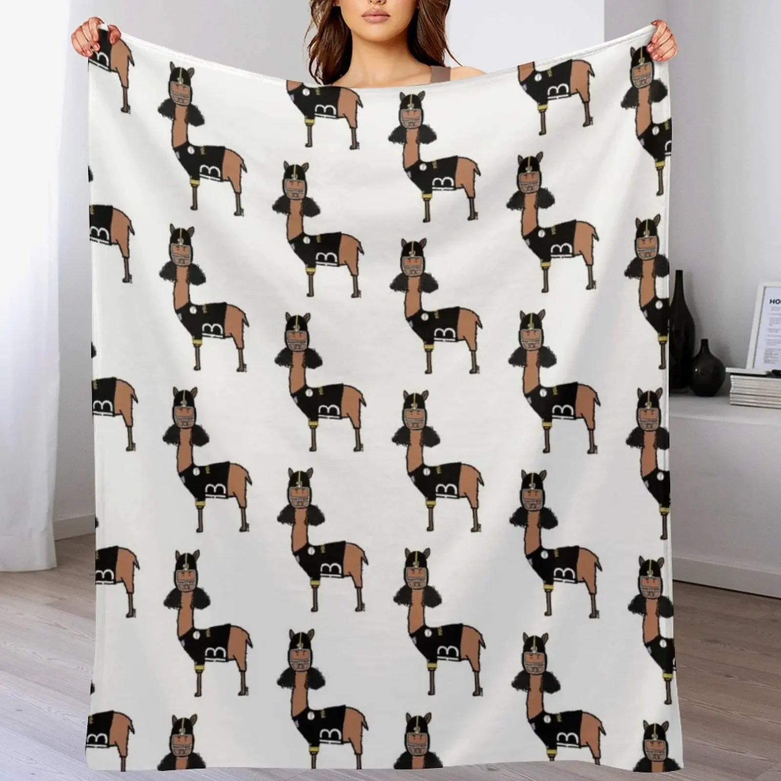 

Плед Troy Pollamalu, теплое фланелевое одеяло для дивана, кресла, спальни