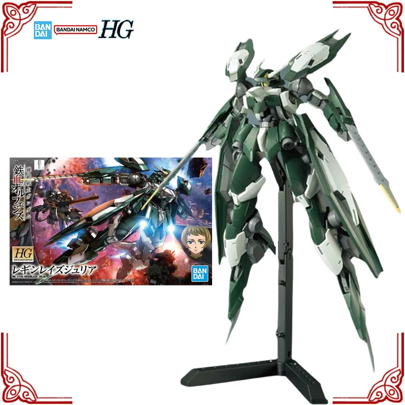 

In Stock Genuine Bandai Gundam Model Kit IBO HG 1/144 Reginlaze Julia Anime Action Figure Collection Assembly Model Toys Gifts