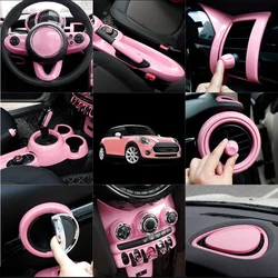 Car Interior Modification Pink Tachometer Decorative Shell For MINI COOPER S CLUBMAN F54 F55 F56 F57 F60 Car Sticker Styling