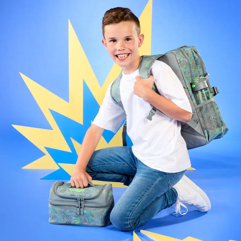 حقيبة ظهر أستراليا الأصلية على شكل ديناصور حقيبة مدرسية ذات سعة كبيرة حقيبة غداء زجاجة مياه لطلاب المتوسطة والابتدائية #3