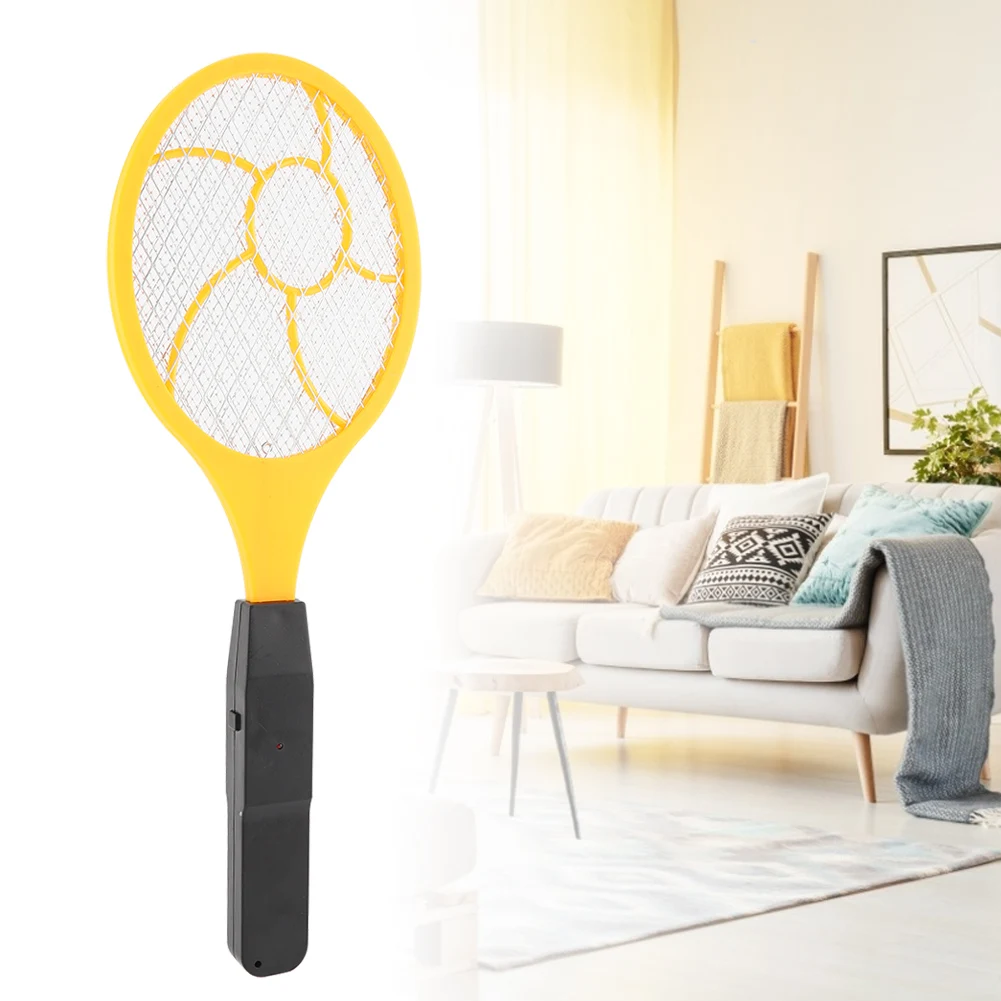 Summer Anti Mosquito Fly Cordless Battery Power Electric Fly Mosquito Swatter Bug Zapper Racket Insects Killer Home