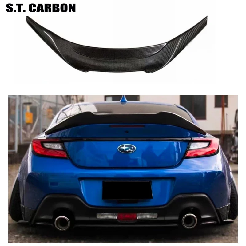 Real Carbon Spoiler For Toyota ZA86 GR86 Subaru BRZ 2022+ Rear Trunk Scion rear Spoiler Lip Body Kit Accessories Top Wing Lip