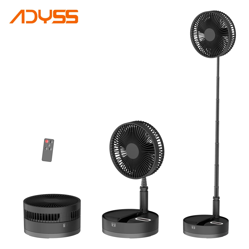 P10 طوي مروحة محمولة 10800mAh USB التحكم عن بعد مروحة تبريد الهواء نوع C الصامت قابلة للشحن مروحة مكتب للتخييم المنزل