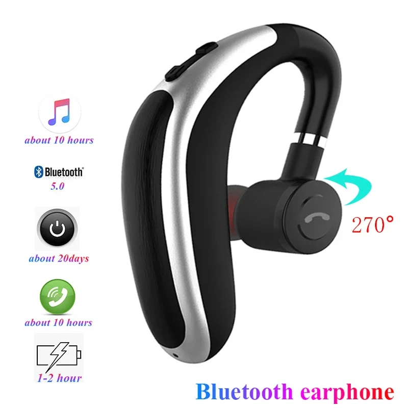 K20 Wireless Bluetooth Earphone With HD Mic TWS Stereo Business Handsfree HD Call V9 Bluetooth Headset For iPhone Xiaomi Samsung