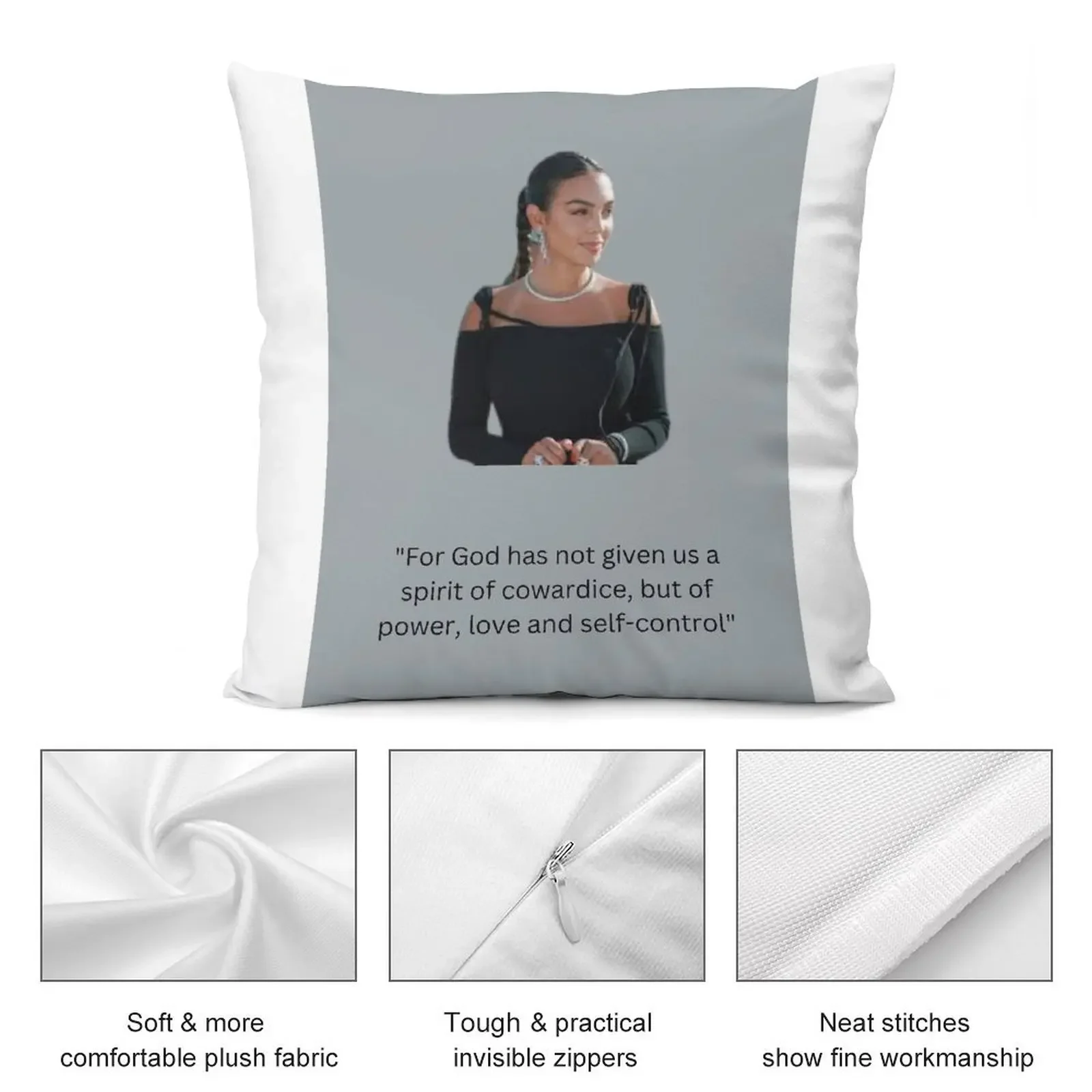 Georgina Rodriguez Throw Pillow Couch Pillows Cushion Cover For Sofa Decorative Sofa Cushion pillow