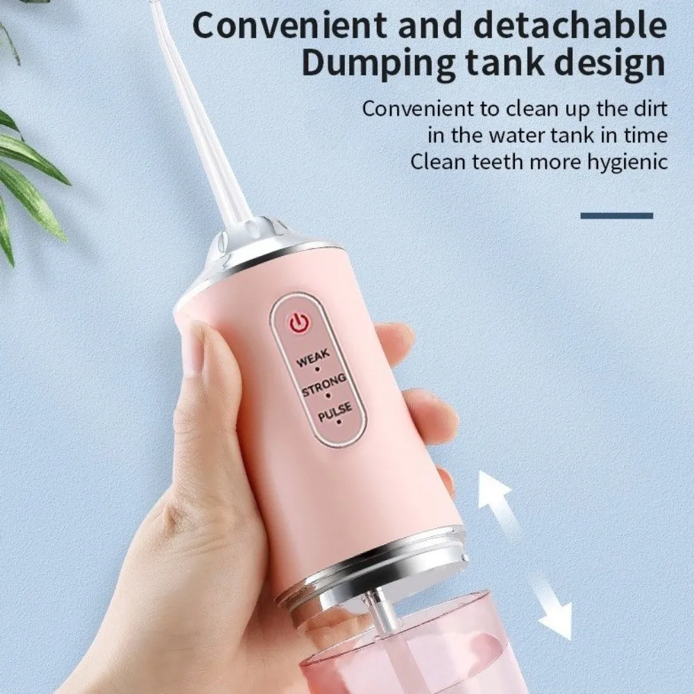 

Электрический ирригатор для полости рта с 4 струйными наконечниками, 3 режима, USB аккумуляторная машина для мытья рта, гигиена полости рта, стоматологическая водная ирригатор