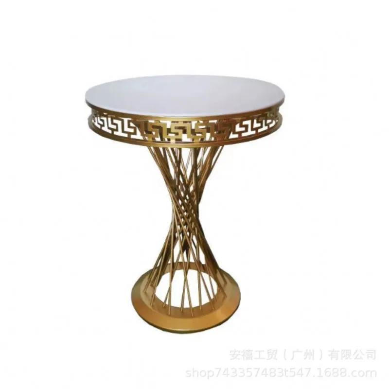 

Wedding Decoration French Gold Dessert Table Cylinder Flower Stand Cake Holder For Party Banquet Hall Site Layout Props