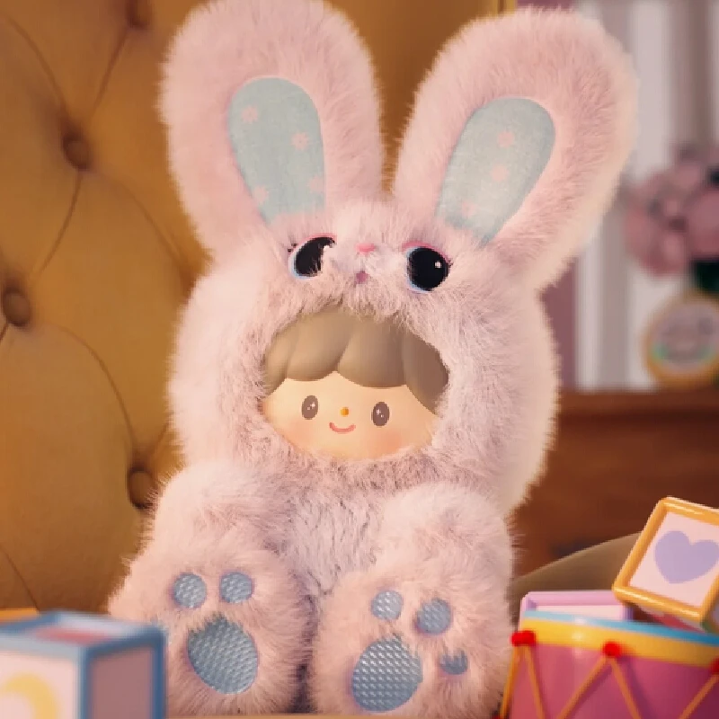 

Zzoton Vinyl Plush Blind Box - Kawaii Action Figure Doll Pendant Happy Childhood Series Finding Unicorn Decor Toy Gift for Girls