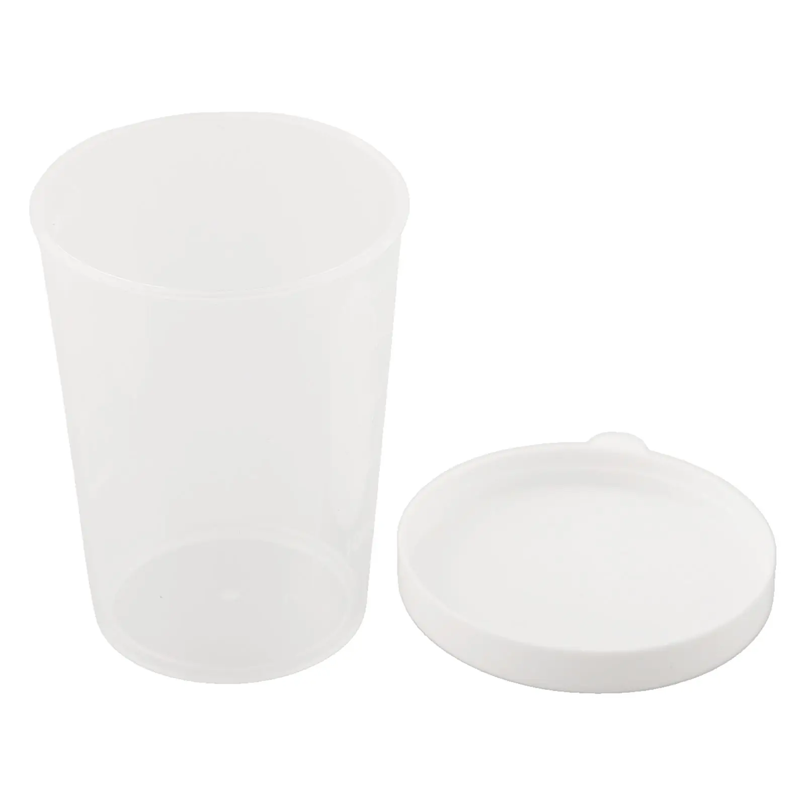 Cup Measuring Cups For School With White Lids Cap 10pcs 50ml Medicine Measuring Sample Storage Transparent High Quality