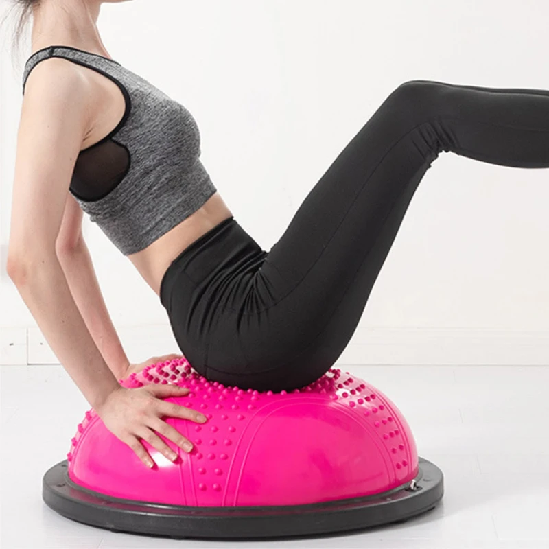 nouvelle-conception-ballon-de-vitesse-pour-pilates-d'interieur-demi-ballon-de-yoga-58cm-base-en-pvc-abs-durable-equipement-d'entrainement