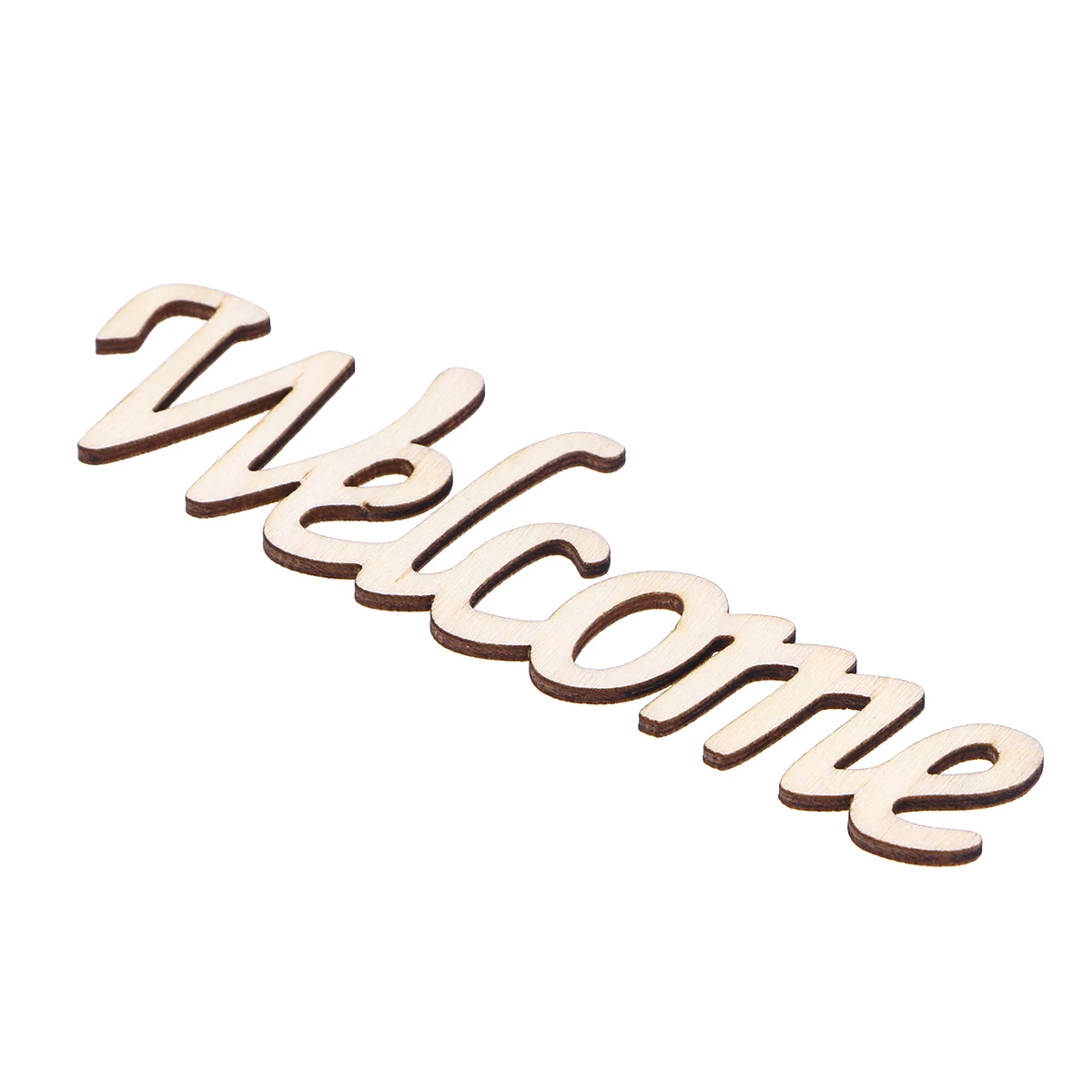 

10 pcs Wooden Decorative Plaques 11X3X0.2Cm Smooth Wood Chips Diy Crafts Wall Hanging Signs For Wedding Home Party Decor Wood