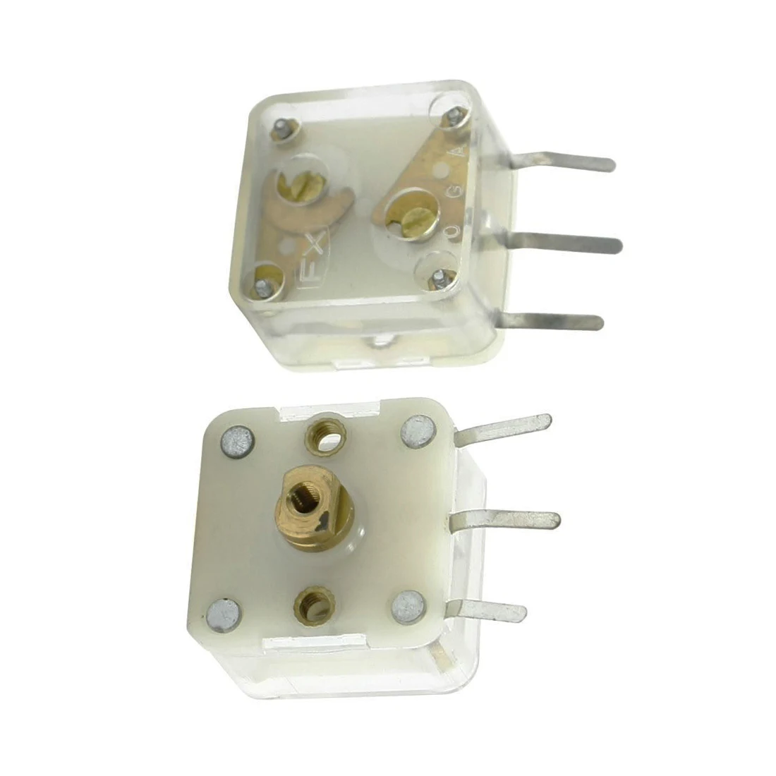 2 Pcs 223F Style Dual 20pF Variable Capacitor for FM Radio