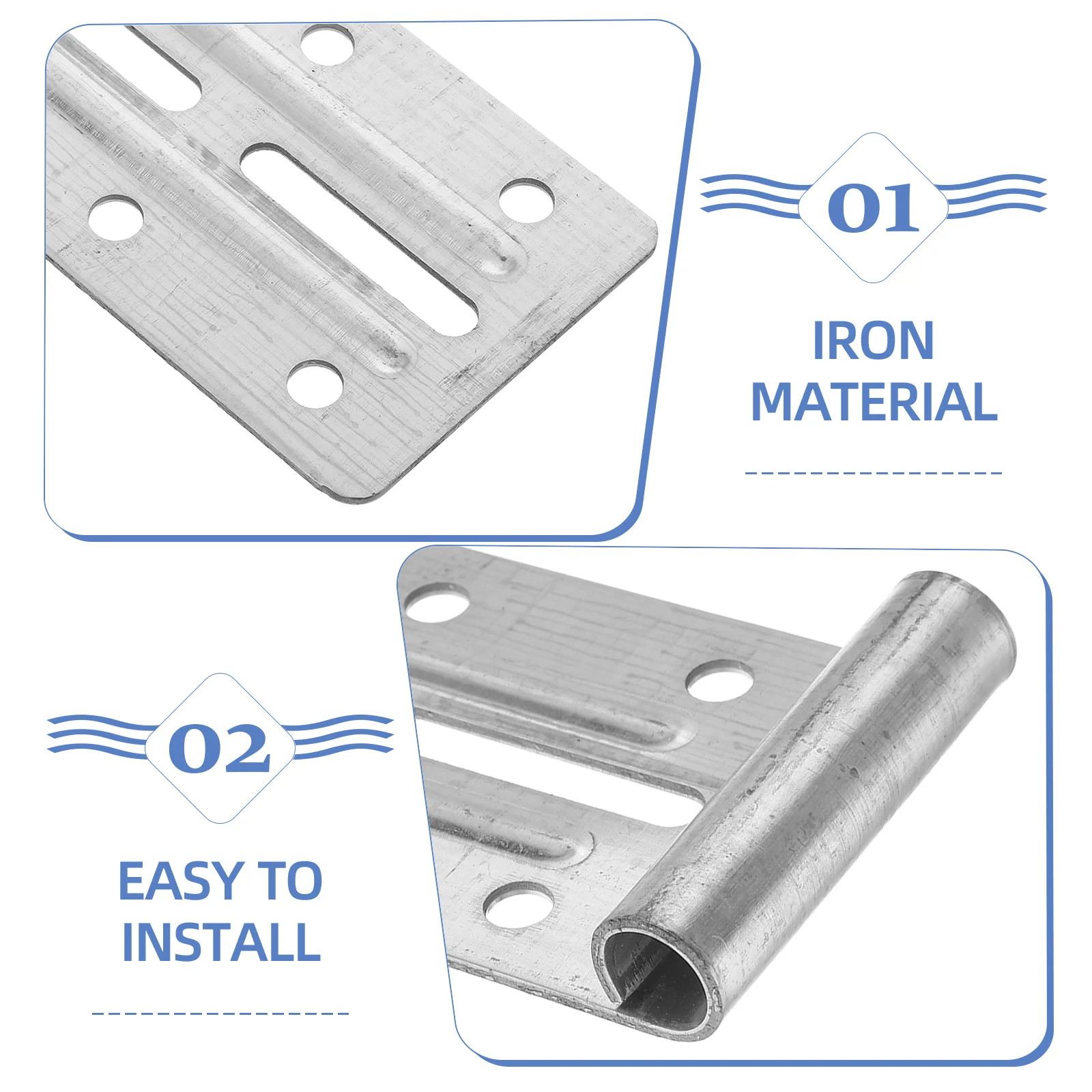 Garage Door Hinge for Residential Doors Supply Rollers Bracket Part Fixture Iron Top Accessories Section Replacement