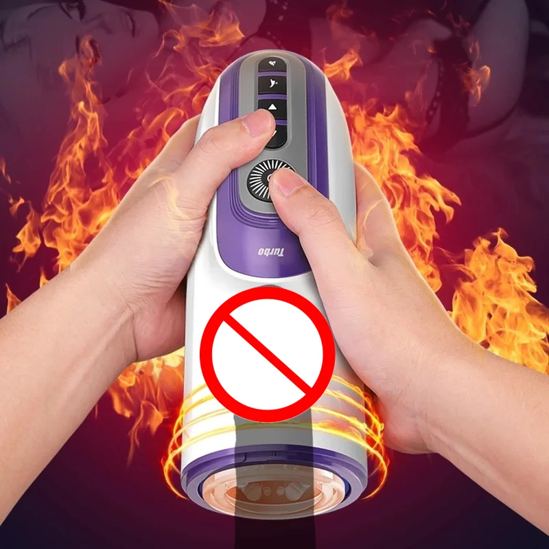 Leten Automatic Piston Retractable Heating Male Masturbator Thrusting Vibrator Realistic Vagina Real Pussy Sex Moaning Machine