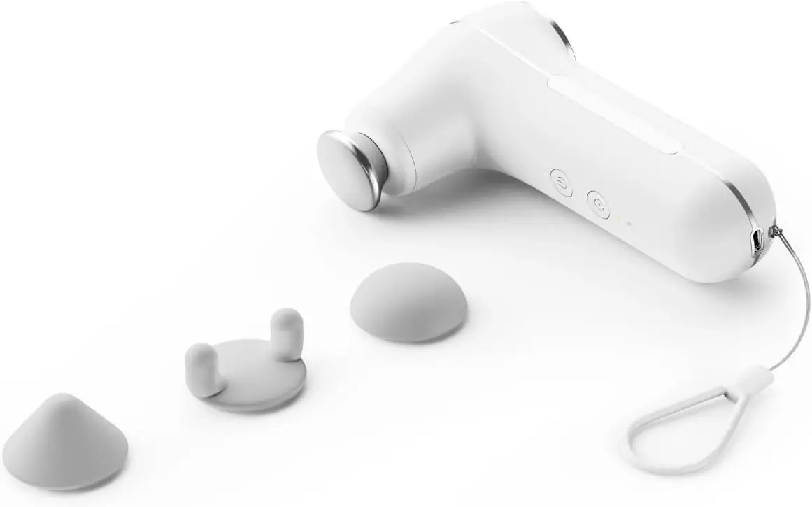 

Массажный пистолет MyoLite Percussion - для глубокого расслабления тканей, тихий и портативный, с 4 насадками и дорожным чехлом