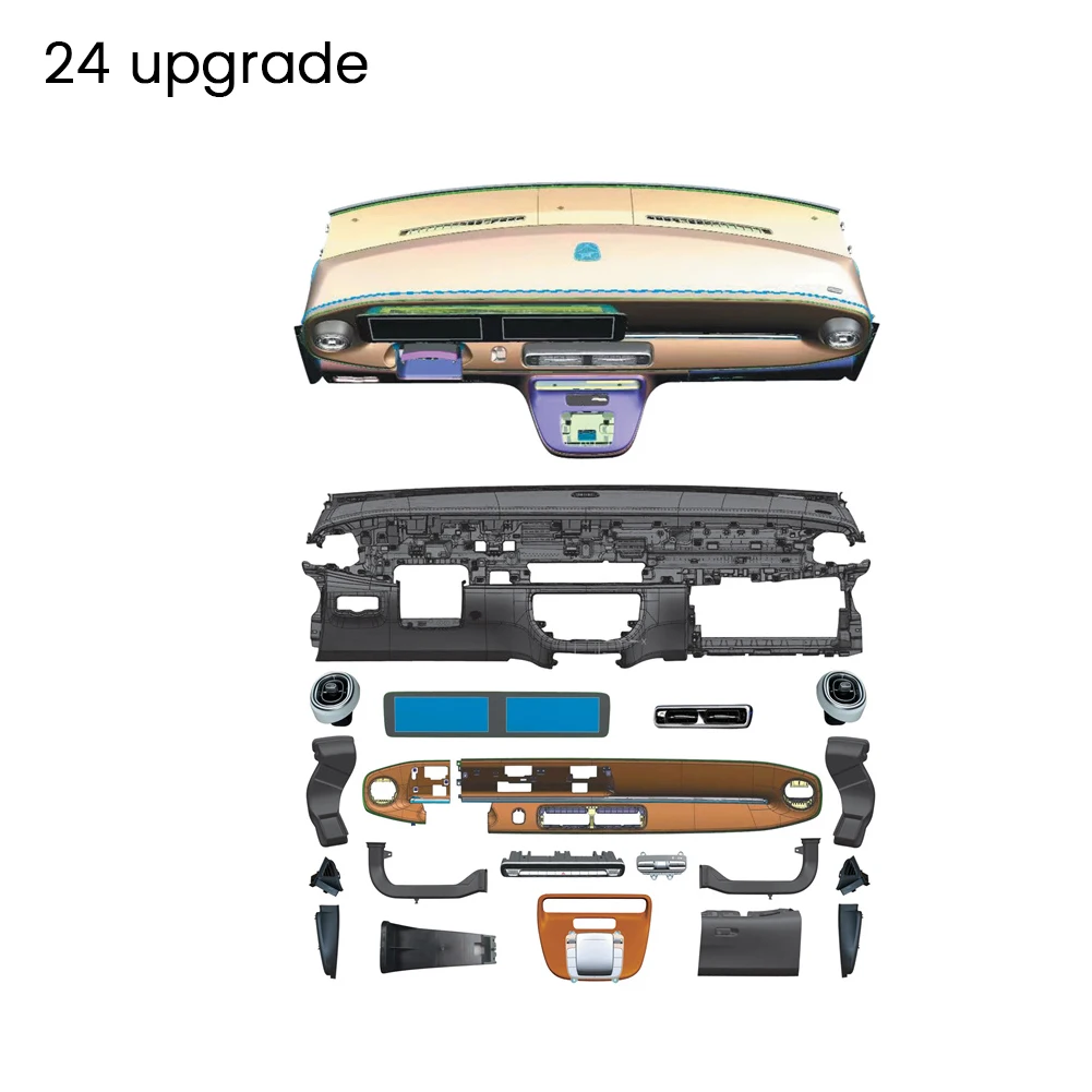 Luxury New Design Upgrade Interior Dashboard For Mercedes 24 Upgrade Benz V