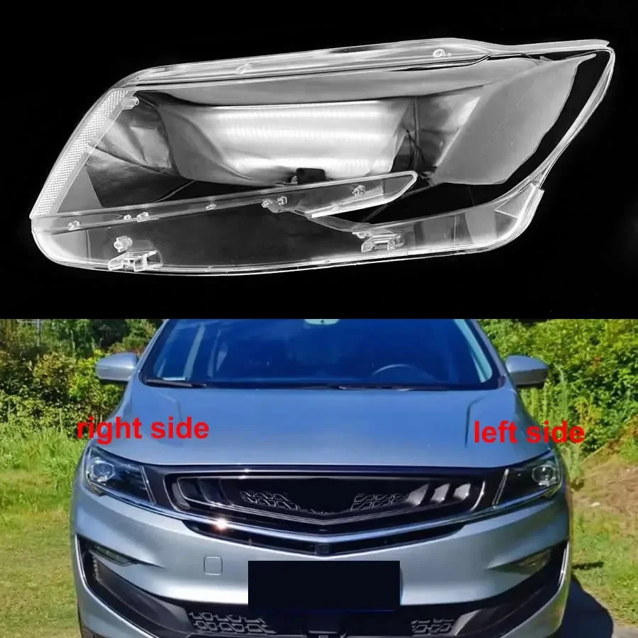 

Front Headlamp Cover Transparent Shade Lamp Headlight Shell Lens Plexiglass Replace Original Lampshade For Geely Jiaji 2018 2019