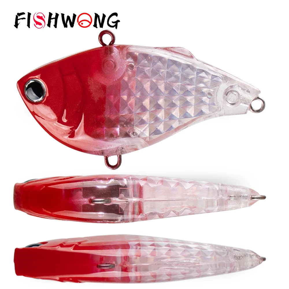 FISHWONG 2 قطعة غرق VIB الصيد إغراء 6 سنتيمتر 15.3 جرام الاصطناعي الطعم الثابت LipLess كرانكبيت الاهتزاز إغراء للصيد