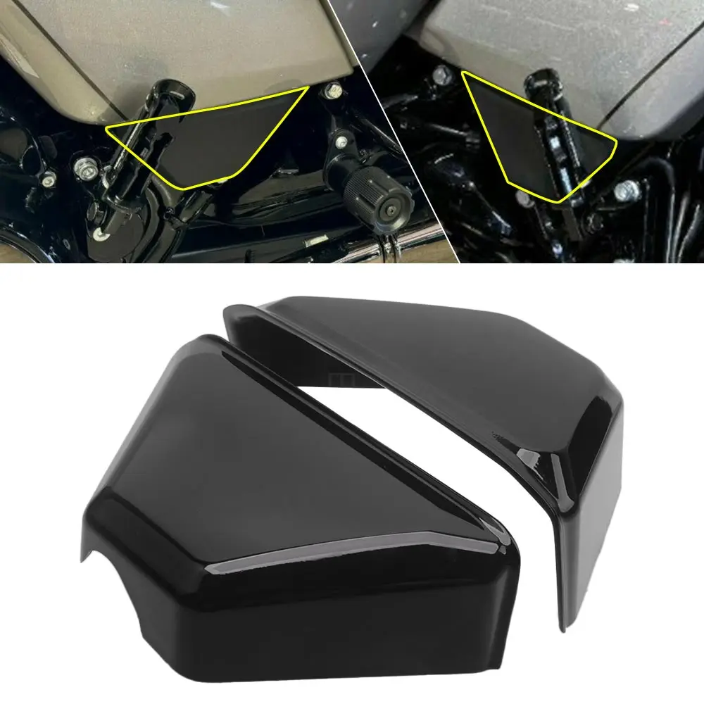 

Vivid Black Motorcycle Side Small Fairing Spoiler Fits For Harley-Davidson Touring Road Glide Street Glide 2023-2026