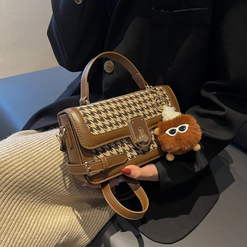 Women bag  2022 New Rhombus Female Bag  Plaid Bag Korean Fashion Designer Luxury Shoulder Slung Small Square Bag