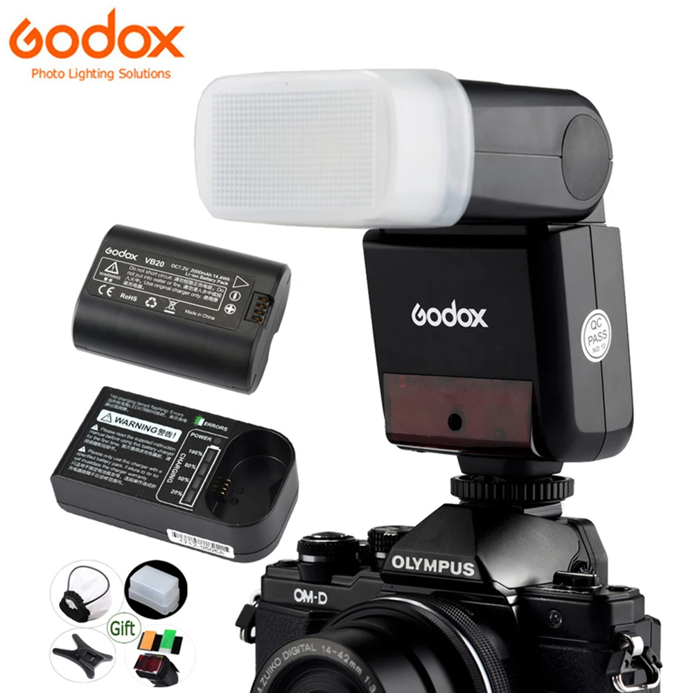 

Godox V350O TTL HSS Li-ion Speedlite 2.4G 1/8000s Flash Light for Olympus E-M10II M5II M1 PL8 PL7 P5 Panasonic GX85 G7 GF1 GH4