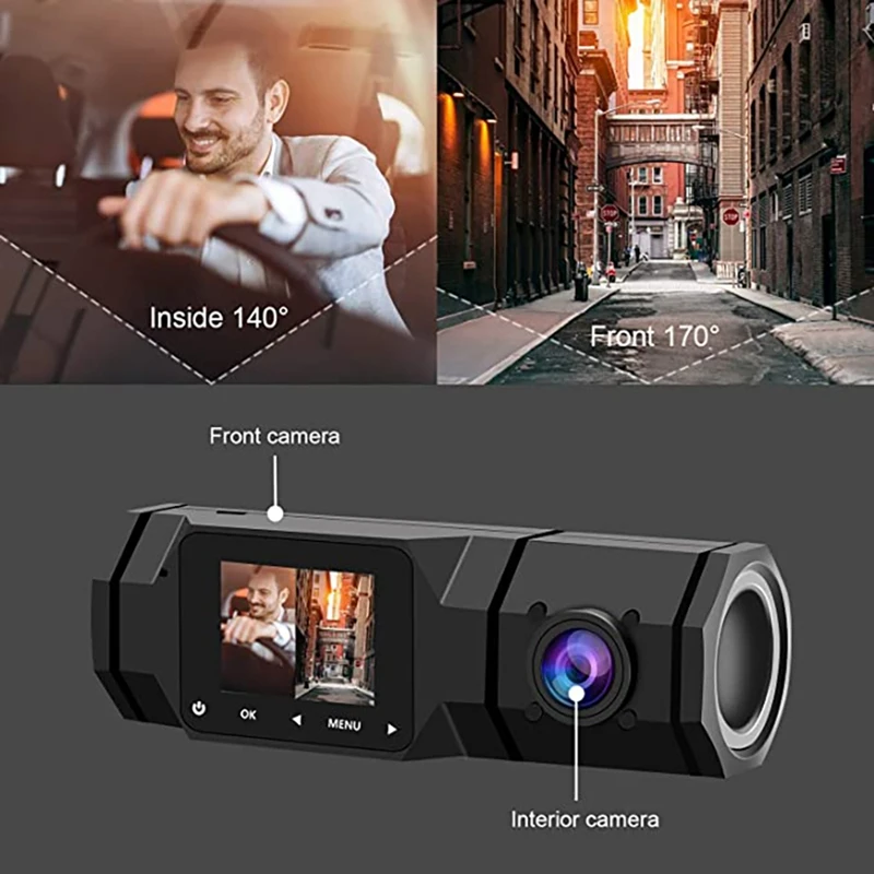 New FHD 1080P Driving Recorder, Suitable For Car/Taxi Loop Video, With G-Sensor And Parking Recording Mode