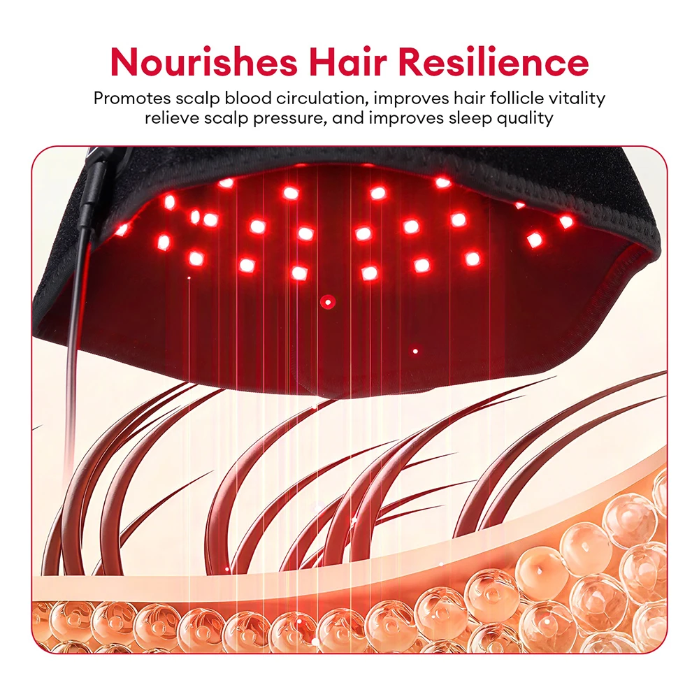 650nm+850nm Red Light Infrared - Hair Care Treatment ulasan dan harga