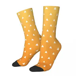 Zenitsu Agatsuma Socks Male Mens Women Summer Stockings Harajuku