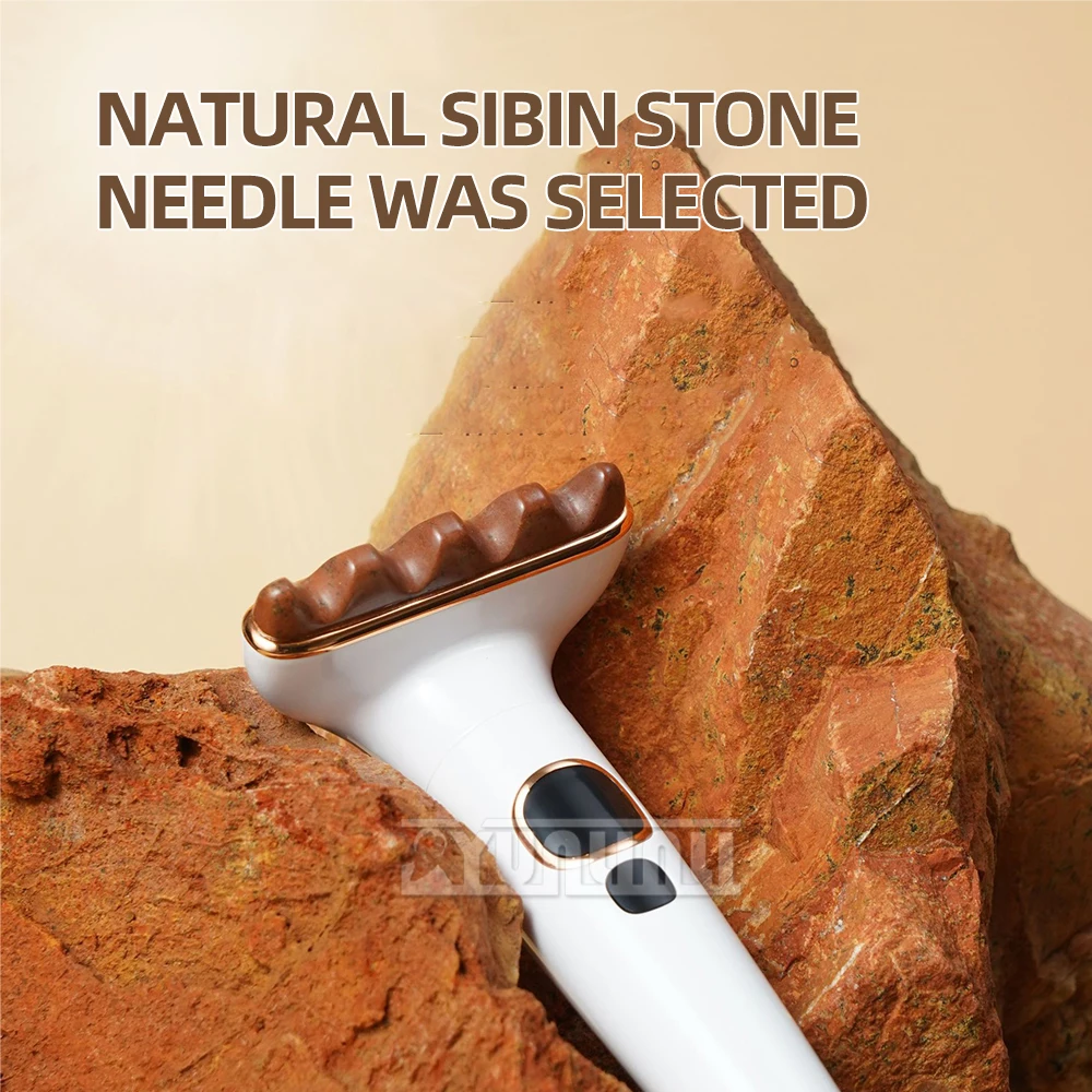 Yunlin Li Bianstone Intelligent Five-Tooth Comb Head Meridian Massager Heating Vibration Acupoint Massager Bianstone Comb