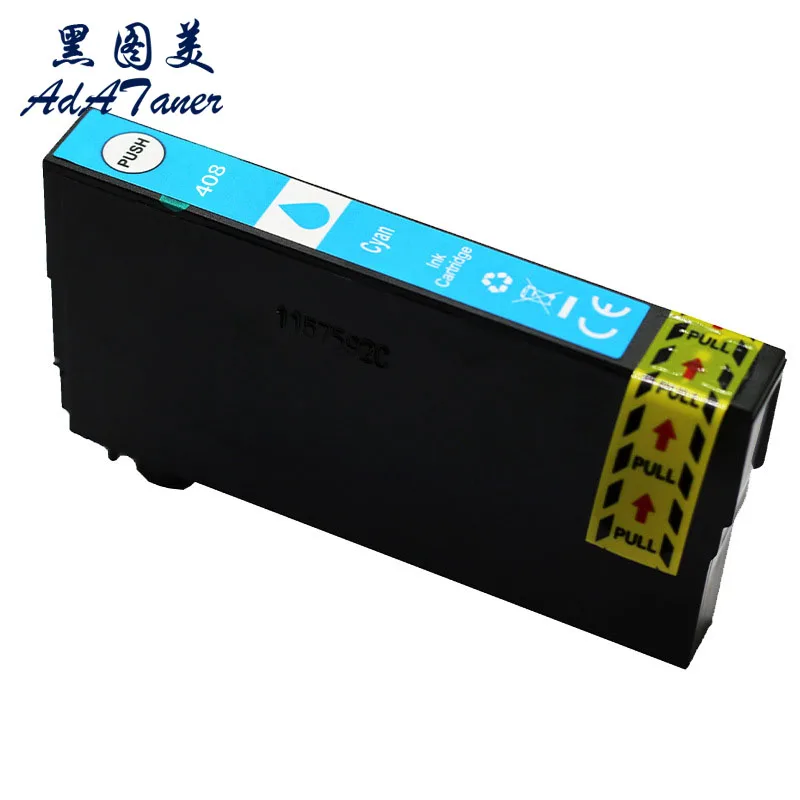 408 408XL 408L Premium Color Compatible InkJet Ink Cartridge For Epson WorkForce Pro WF-7830DTWF Printer