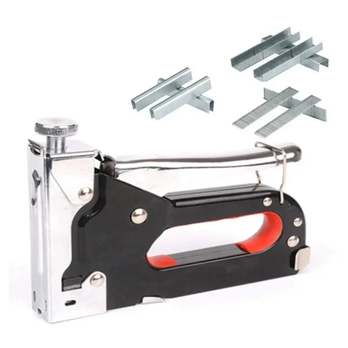 3 in 1 Nail Stapler DIY Construction Stapler Upholstery Staple with 3000 Staples Home Decor Carpentry Tool