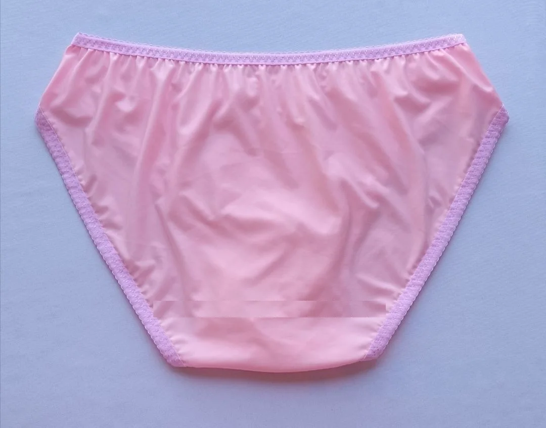 Man's Pink  Floral Printing Briefs Live Show Dance